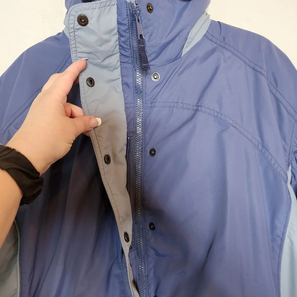 Columbia Bugaboo 3 in 1 Blue Coat Womens Size Large Fleece Lined Jacket - Picture 12 of 17